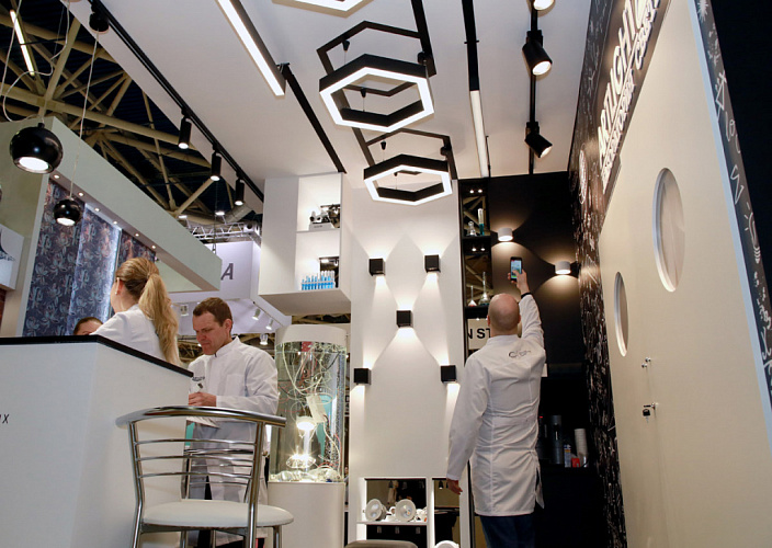 Выставочный стенд компании ARTLIGHT, Mosbuild 2018 - освещение рис.8